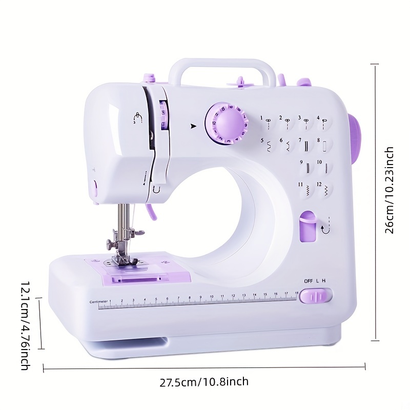 mini desktop portable electric sewing machine 12 stitches