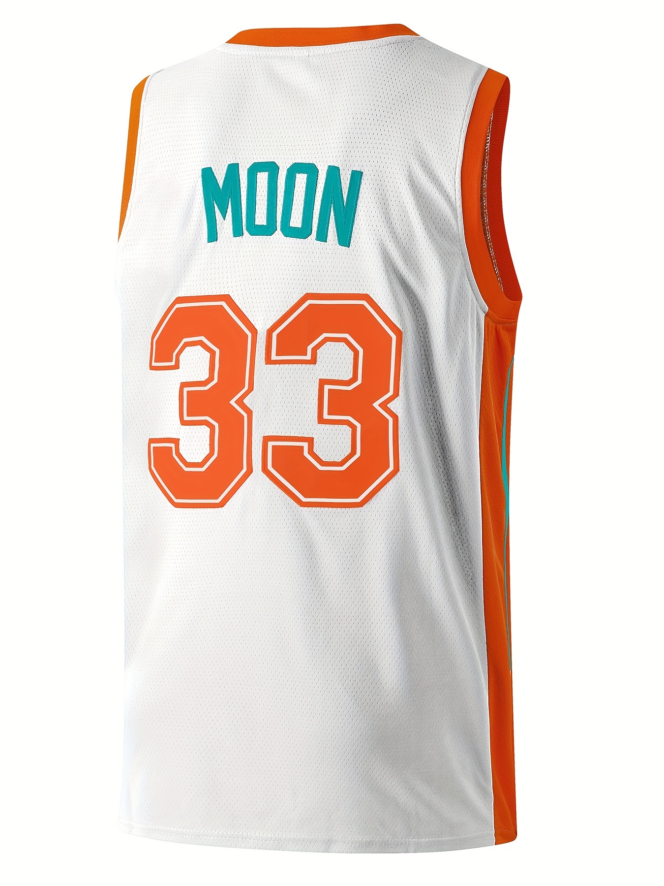  #33 Jackie Moon #7 Coffee Black Flint Tropics Semi Pro Movie  Basketball Jersey (#33 Jackie Moon Green, Small) : Sports & Outdoors