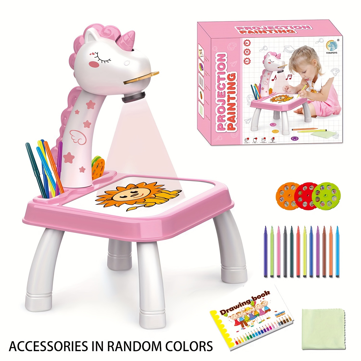 Unicorno da colorare Design creativo per bambini fai da te Maglietta da  donna