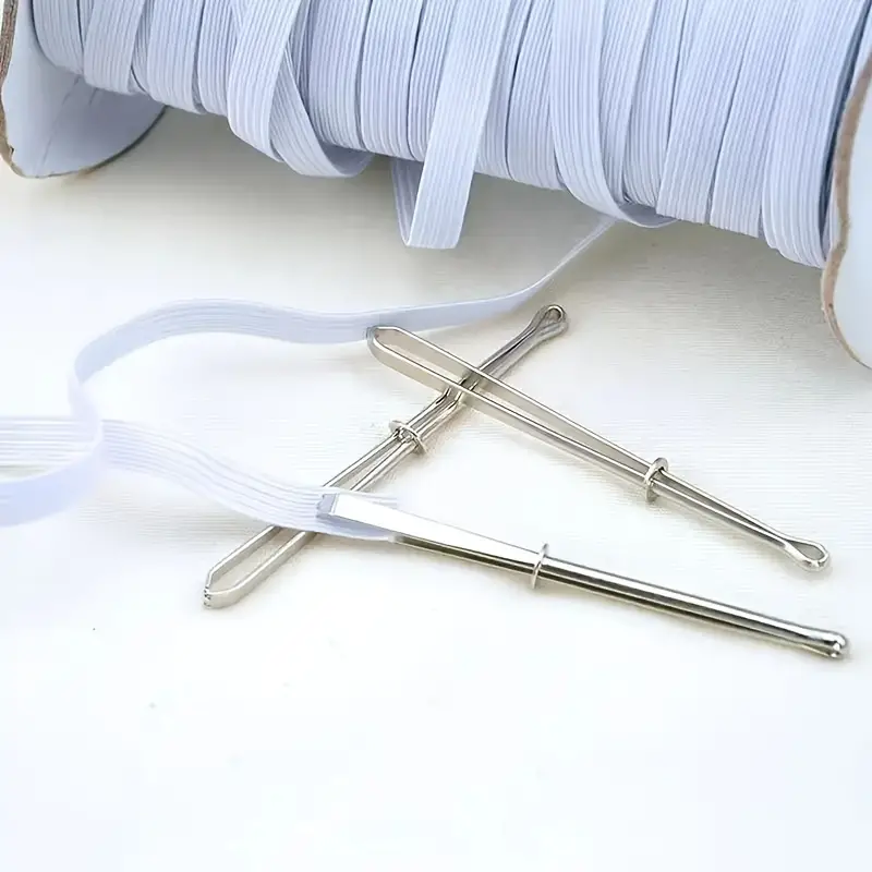 Metal Easy Pull Drawstring Threader With Tweezer For Elastic - Temu United  Arab Emirates