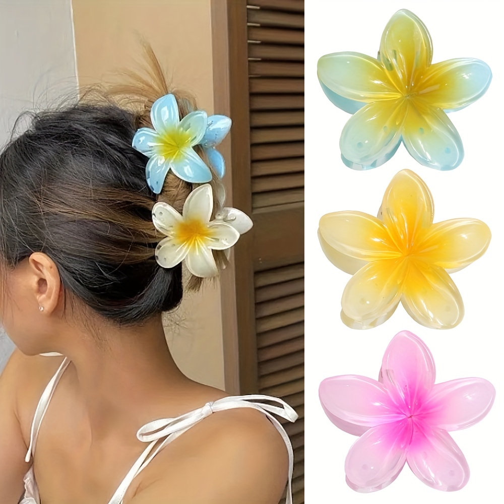 Girl's Flower Hairpin Tulip Cartoon Hair Clip, Aluminum Alloy Casual  Women's Lovely Hair Accessories - Temu