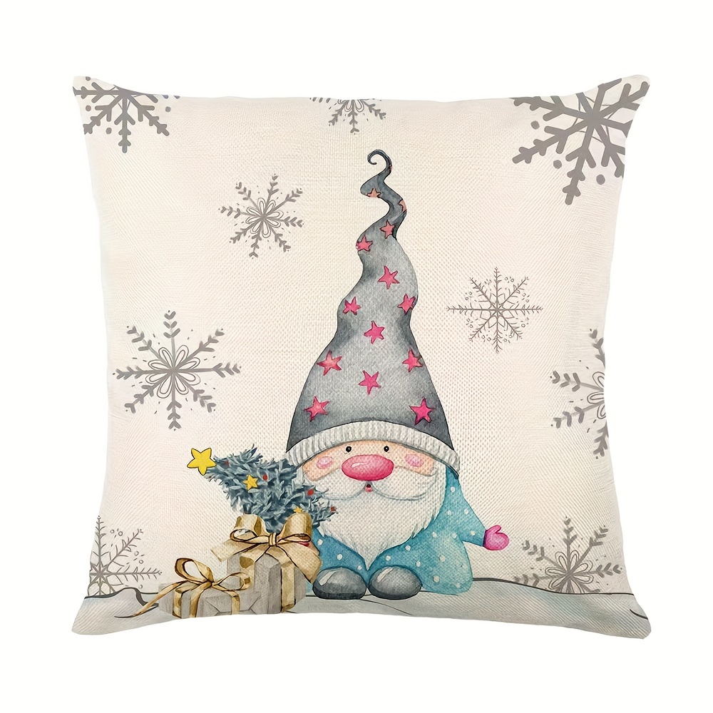 Throw Pillow Case Christmas Holiday Decoration Letter Cushion Cover Living  Room Sofa Bedroom Pillowcase Pillow Insert Not Included - Temu