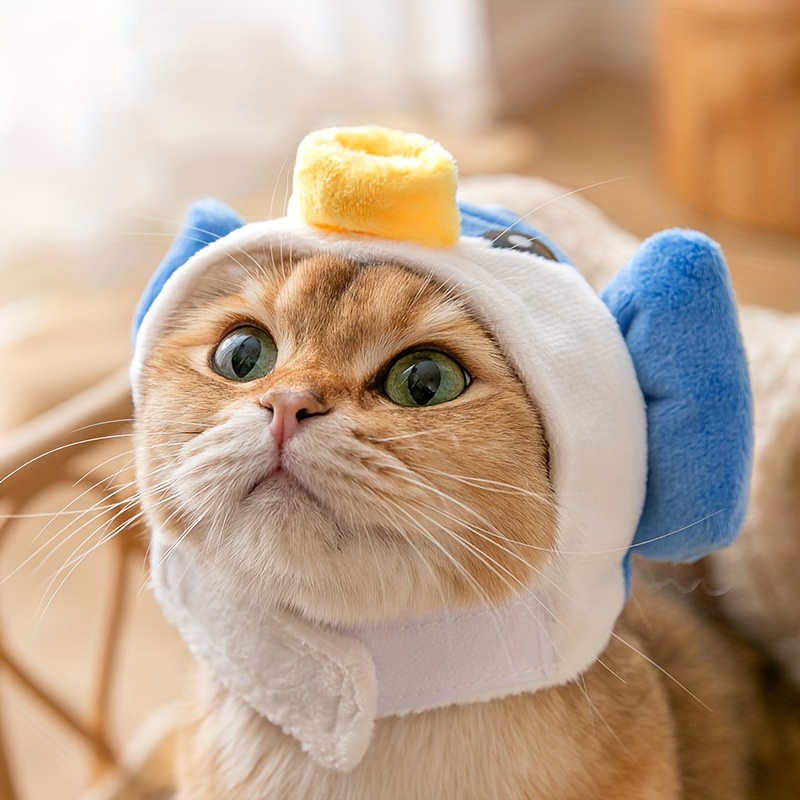 Funny Hat For Cat Plush Dress Up Costume Pet Hat Christmas Cosplay Warm  Cozy Headwear Cat - Pet Supplies - Temu