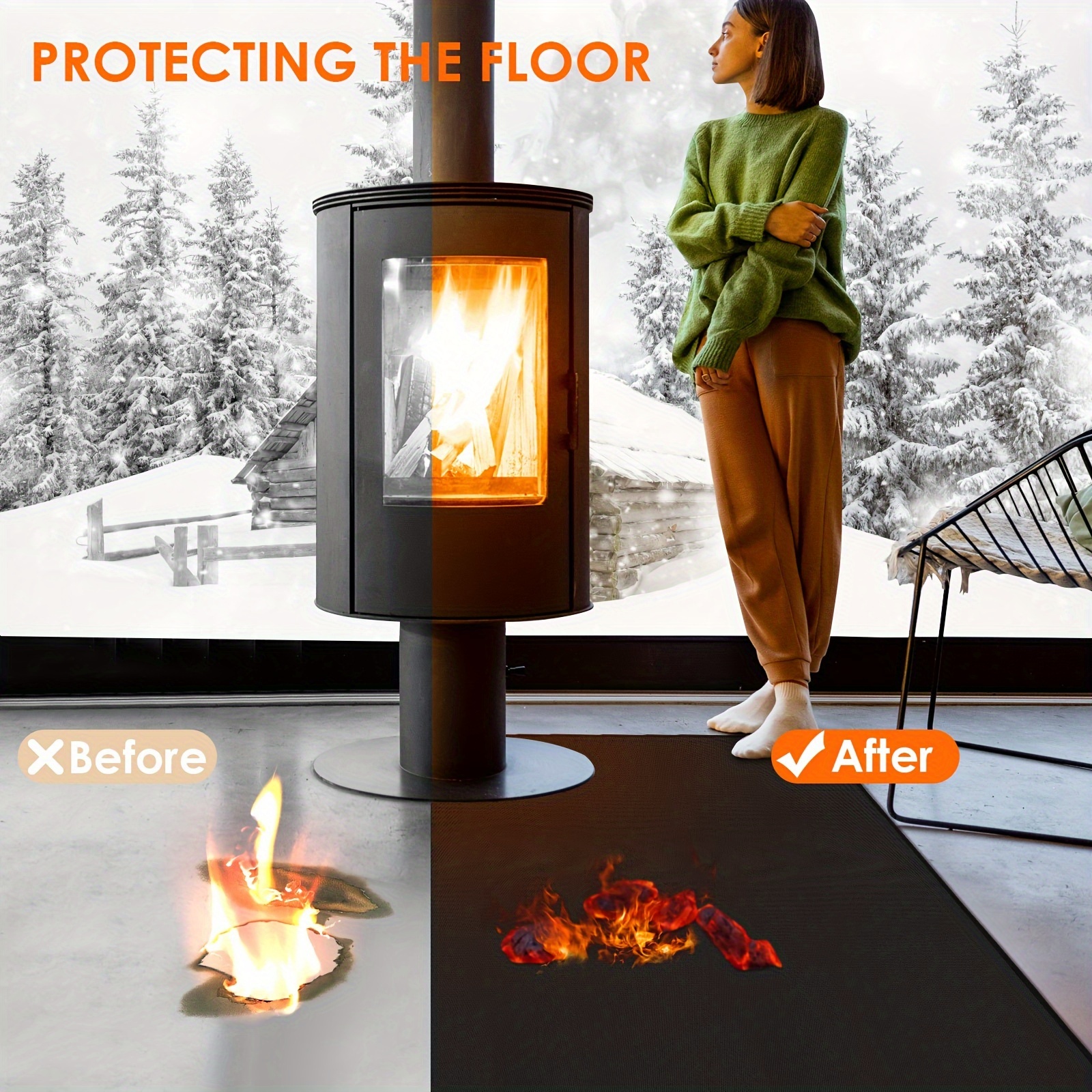Protection inférieure pour tapis de protection thermique