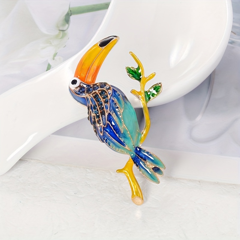 Brooch Pin for Women Exquisite Pigeon Brooch Bird Shaped