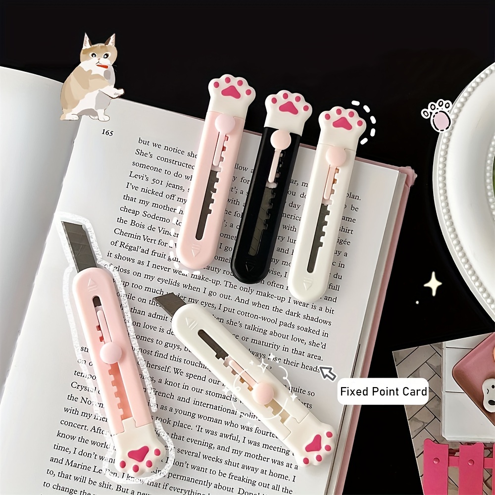 Cute Cat Paw Mini Box Cutter Perfect For Letter Opener - Temu Germany