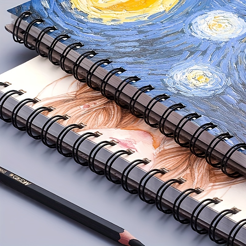 Thickened Hard Shell Coil Sketchbook Art Students Special - Temu