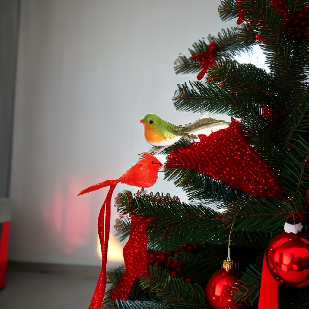 Juego de árbol de Navidad pequeño de 50.8 cm con luces LED transparentes,  estrella y adorno; la mejor decoración de Navidad