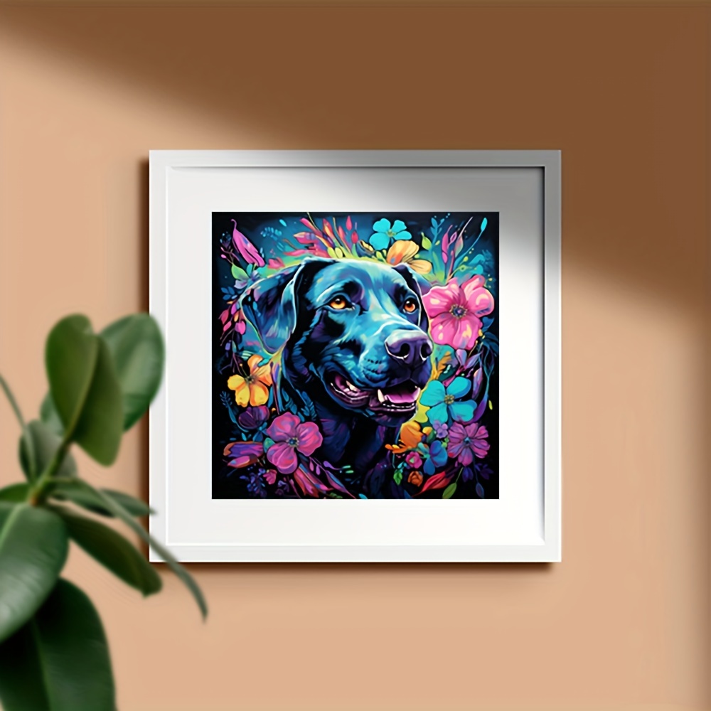 5D Diamond Painting Dog in the Wall Kit