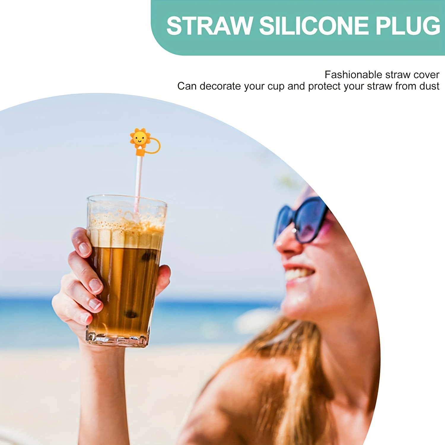 Straw Cover To Glam Your Drinking Straws - Inspire Uplift
