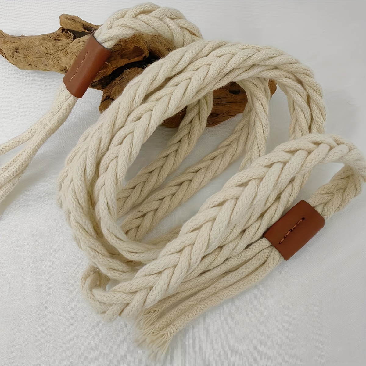 Boho Trenzado Cintura Cuerda Blanco Casual Encaje Sash - Temu Chile