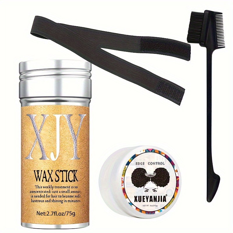 Wig Kit Hair Wax Stick For Edge Control Elastic Bands For - Temu