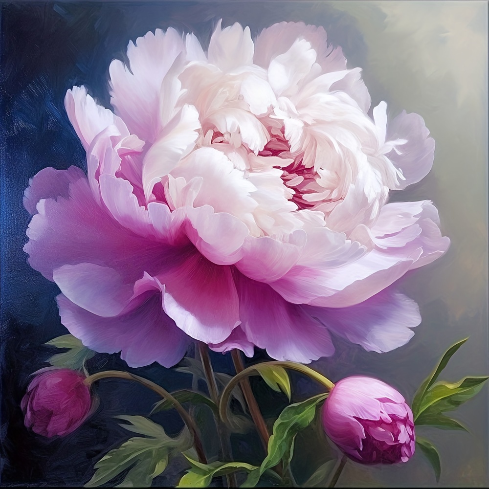 High Quality Printing Oil Painting, Flower Psinting, Large Size Peony  Flower Simple Modern Fashion Poster, Family Room Bar Cafe Study Art Wall  Decoration Poster, Home Decor Gift, Frameless - Temu