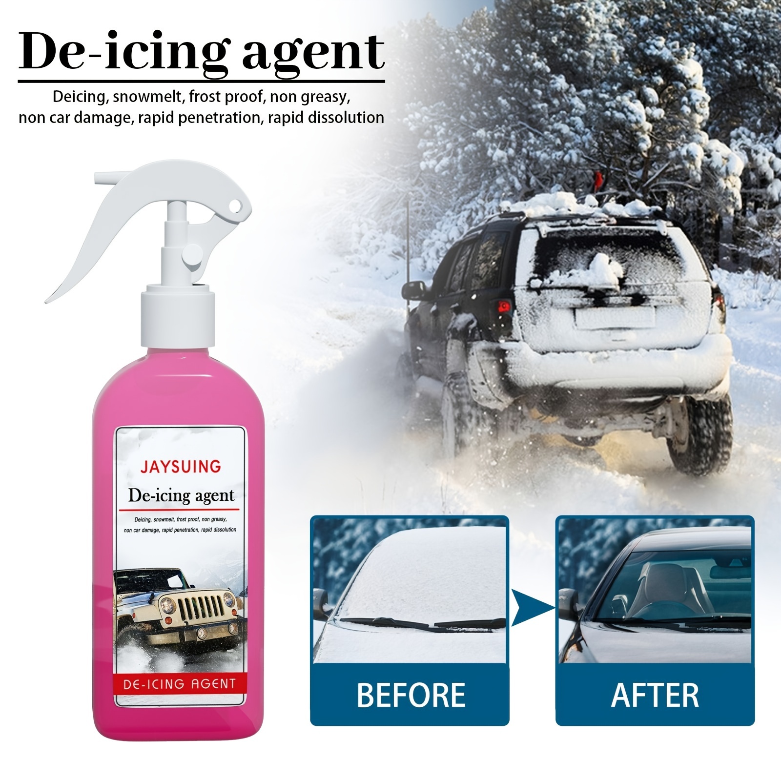 Anti Freezing And Deicing Agent, Car Glass Door Handle, Deicing And
