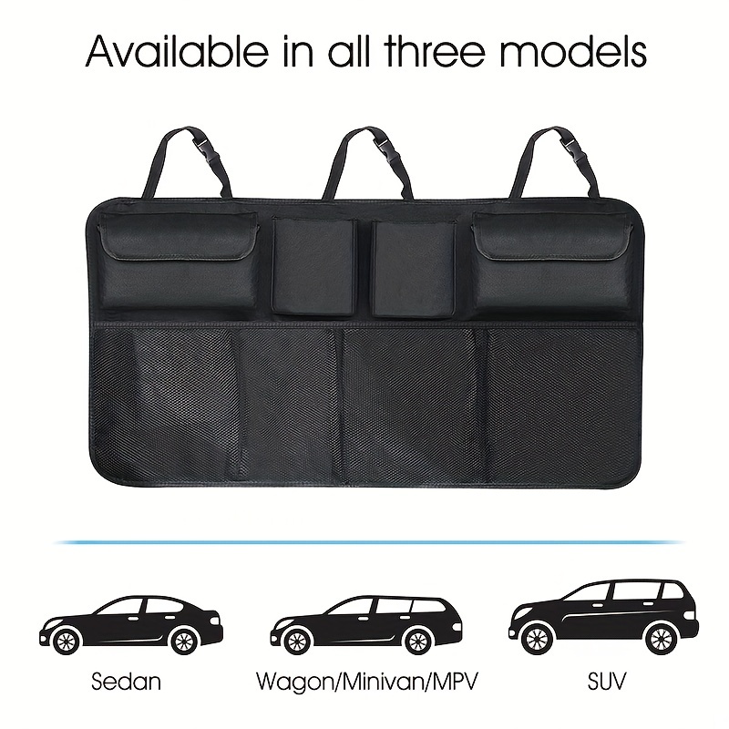 Car Trunk Storage Bag Oxford Cloth Hanging Bag Foldable Debris Storage