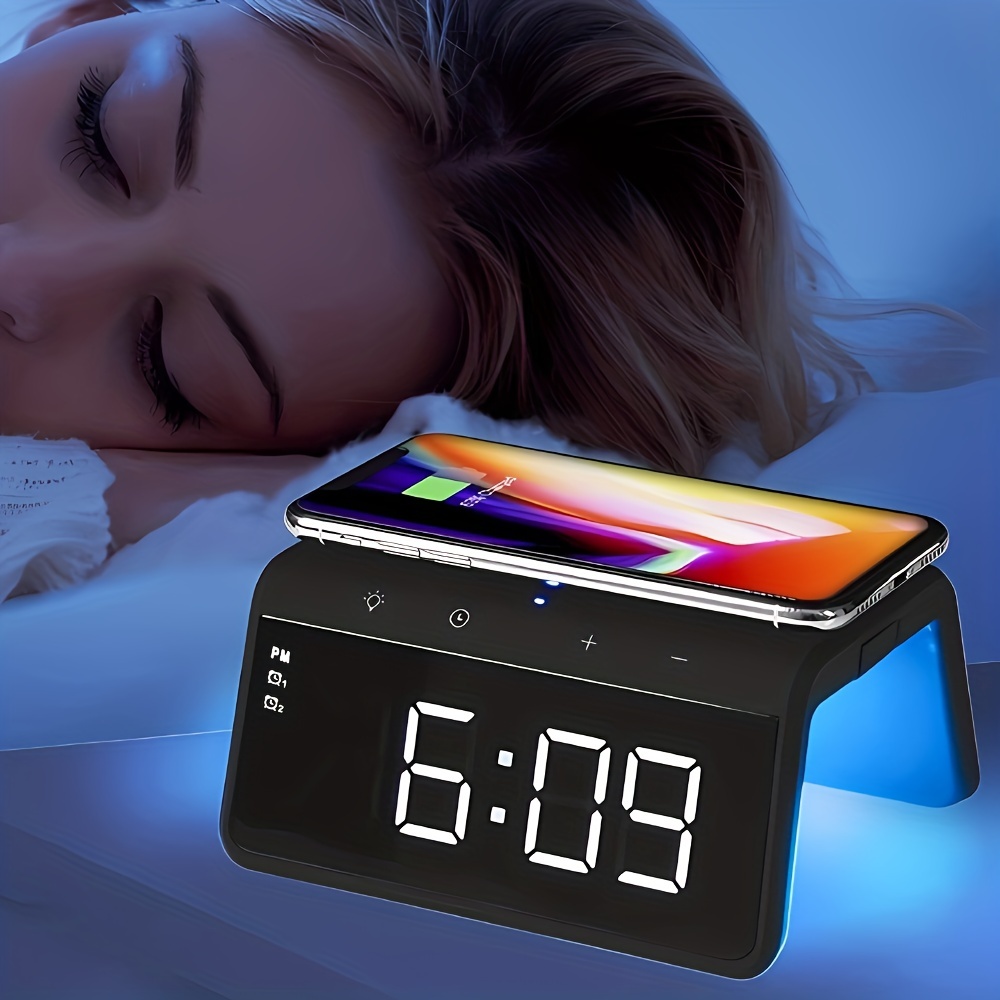 Reloj Despertador Digital Con Bateria De Respaldo Para Dormitorio