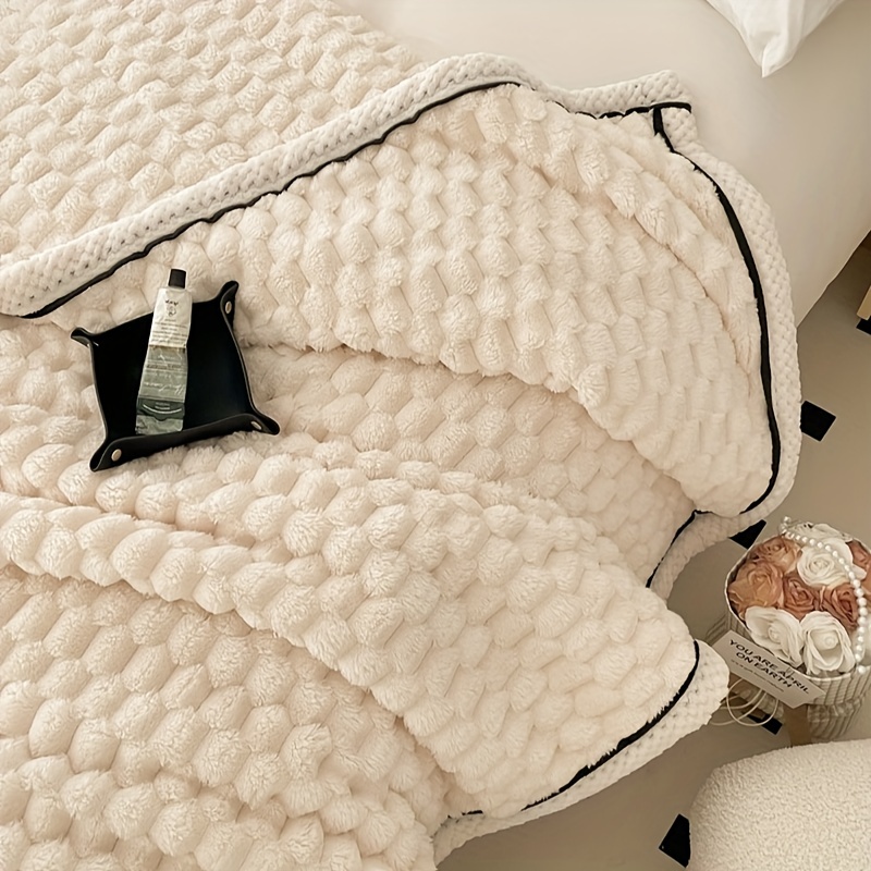 Luxury Microfiber Blanket Travel Sofa Bed Office Home Decor - Temu