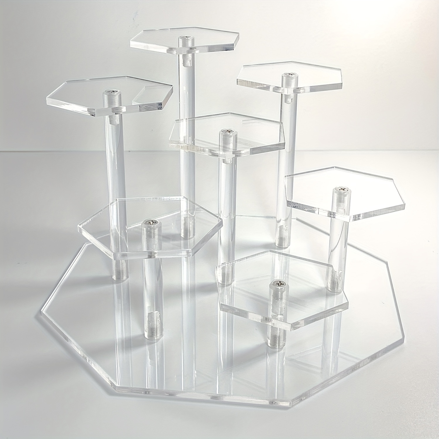 4 layer Acrylic Display Stand Multifunctional Acrylic - Temu