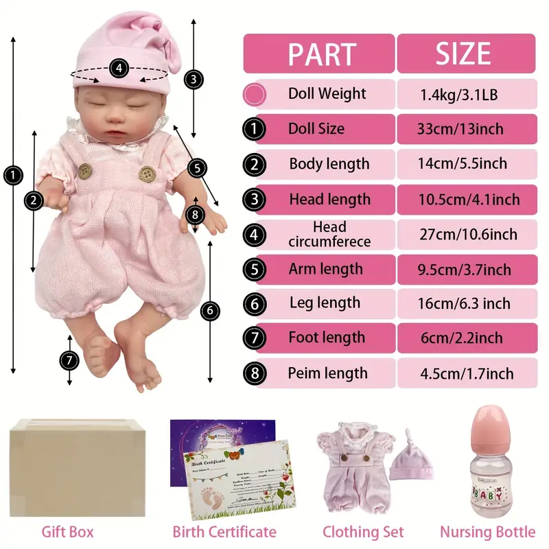 Reborn Dolls Can Drink Milk&pee Full Body Soft Solid Silicone Bebe Reborn  Doll Painted Newborn Dolls For Girl Gift Boneca Reborn Corpo De Silicone -  Temu Bahrain