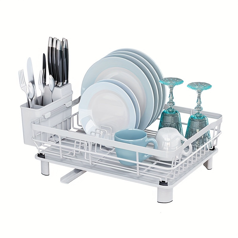 Over The Sink Dish Drying Rack,adjustable & Space-saving Multifunctional Kitchen  Dish Rack,dish Drainer With Cutting Board Holder, Large Dish Rack For  Kitchen Counter Organizer Space Saver - Temu