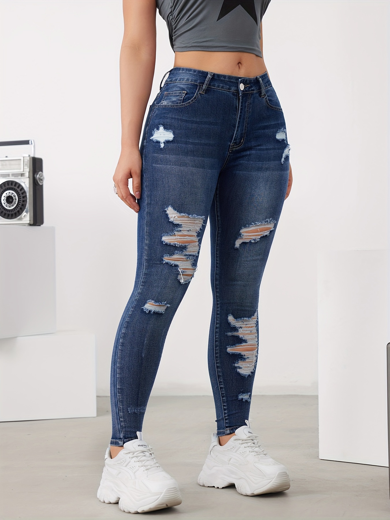 美品 SINNERS. スキニーデニム ライトブルー ライトブルースキニー