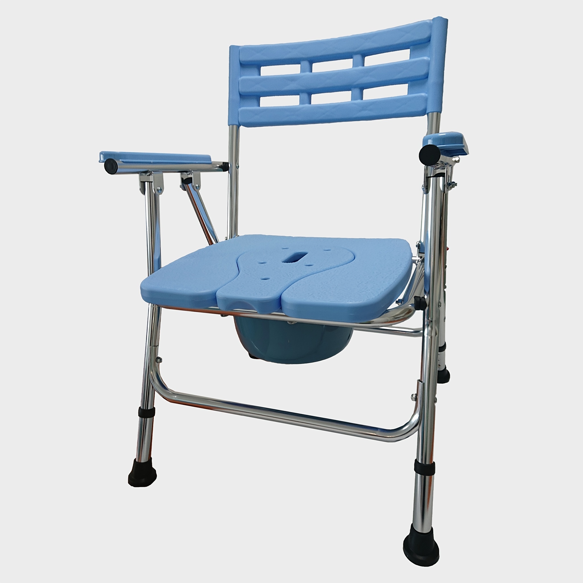 Silla de inodoro portátil para ancianos, silla de orinal para adultos  mayores, sillas de ducha con altura ajustable para discapacitados soporta  660