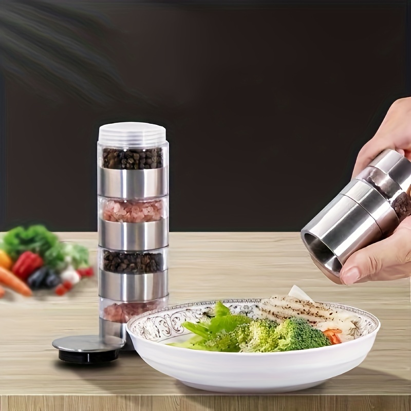 1pcs Refillable Salt Grinder/pepper Grinder/shaker/ Dispenser- Mult