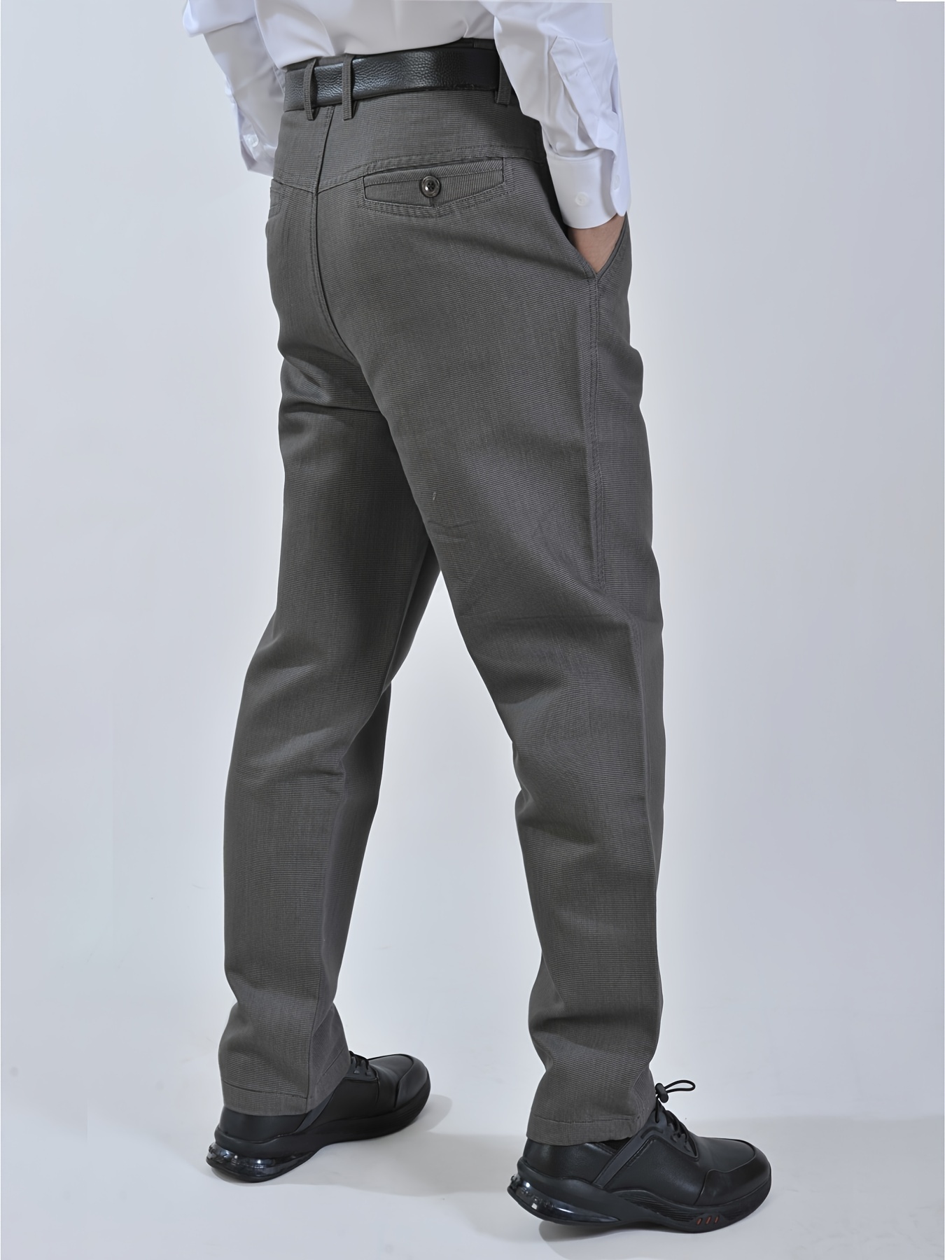 Korean Style Suit Pants Men's Casual Pants Pleated Loose Fitting