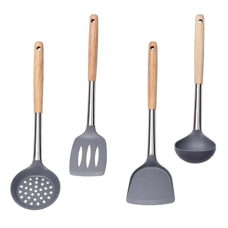 The Ultimate Kitchen Tool: Large Silicone Spatula - Heat Resistant, Non  Stick & Stainless Steel Core! - Temu