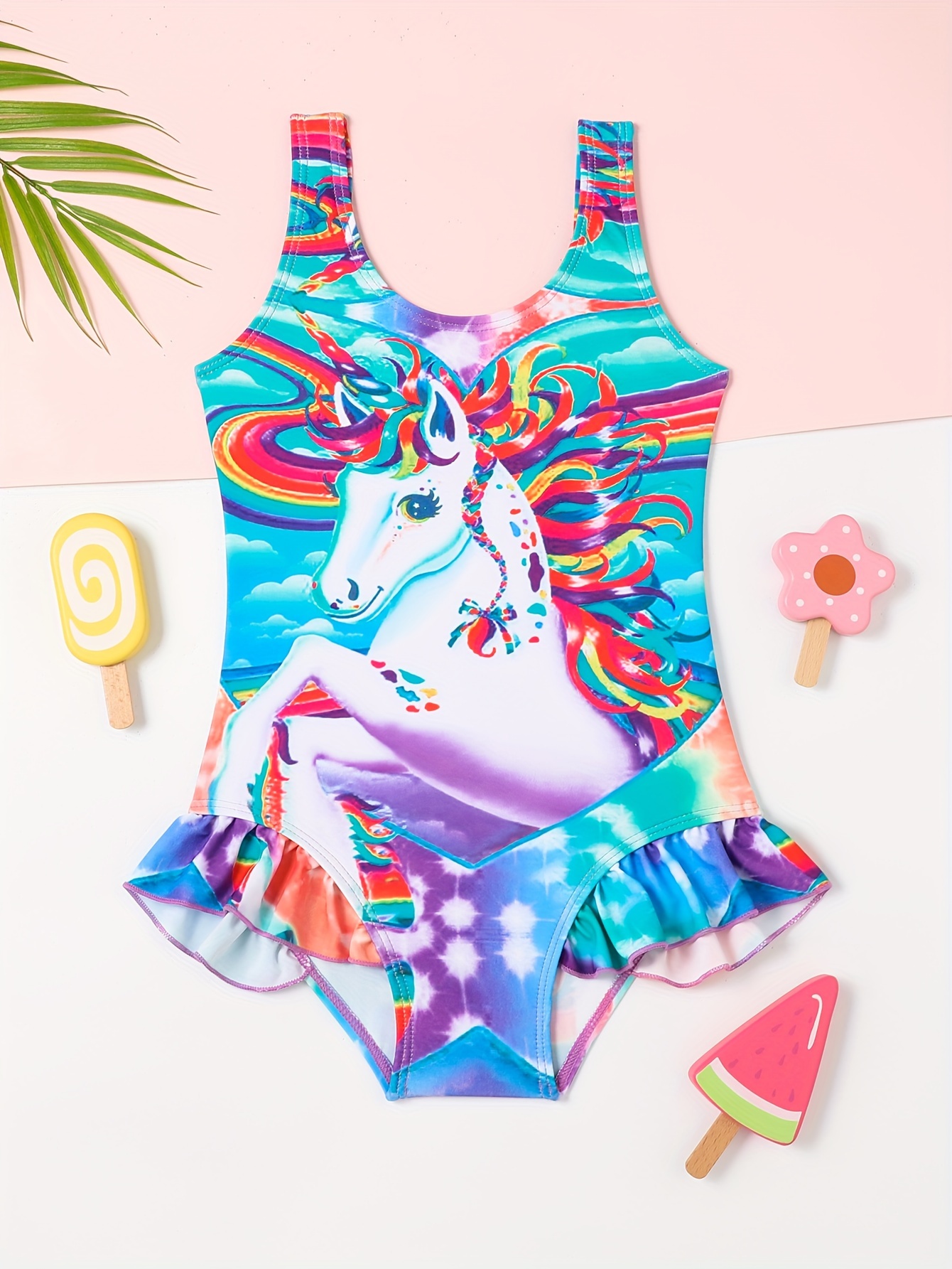 Traje De Unicornio Para Niñas - Temu