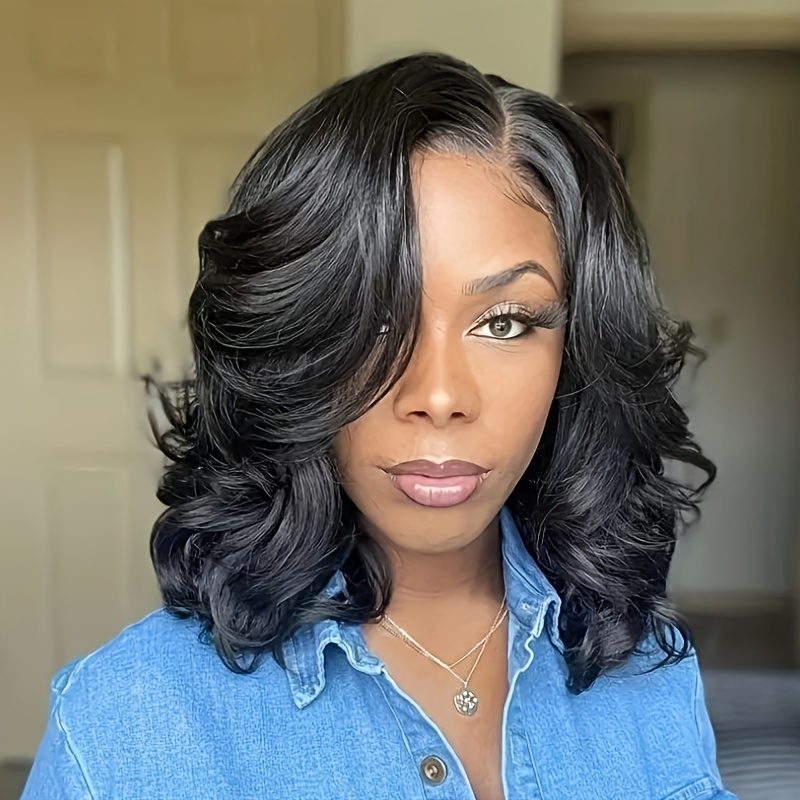 

Gorgeous Bob Curly Wigs Side Part For Women - Heat Resistant Synthetic Wigs Perfect For Cosplay