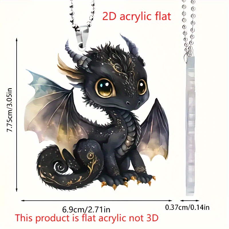 Toothless Acrylic Keychain 