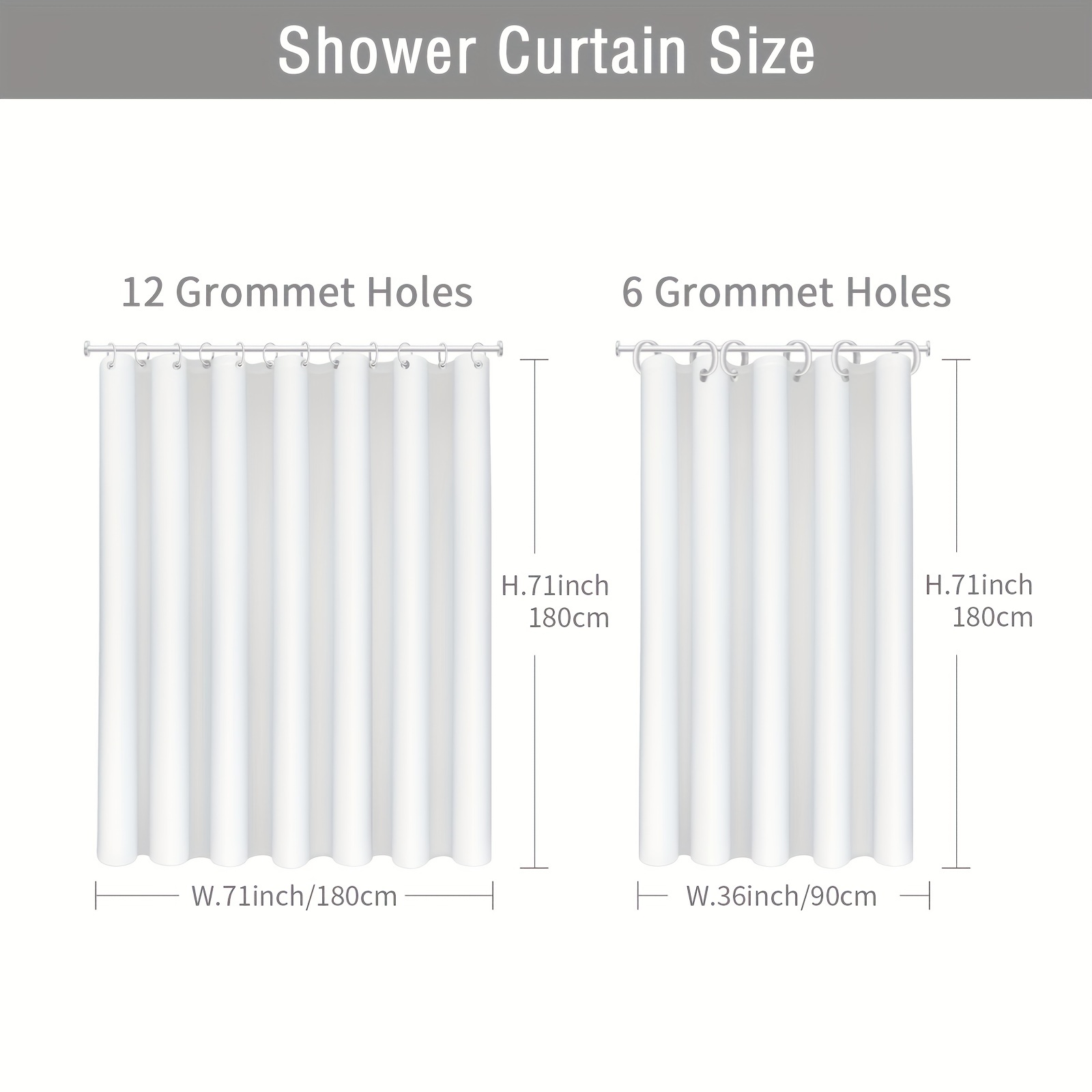 Boho Tufted Pleat Fabric Shower Curtain