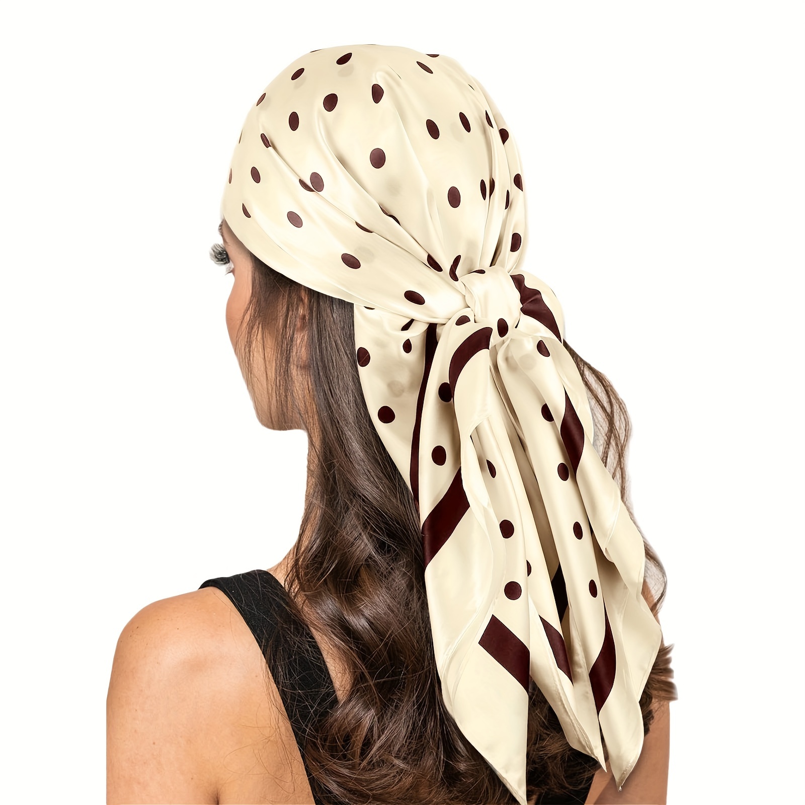 E-shop Ein stilvoller, dünner Schal für Damen mit den Maßen 90*90 cm (35,4*35,4 Zoll), geeignet für alle Jahreszeiten, mit Druckdesign. Dieser