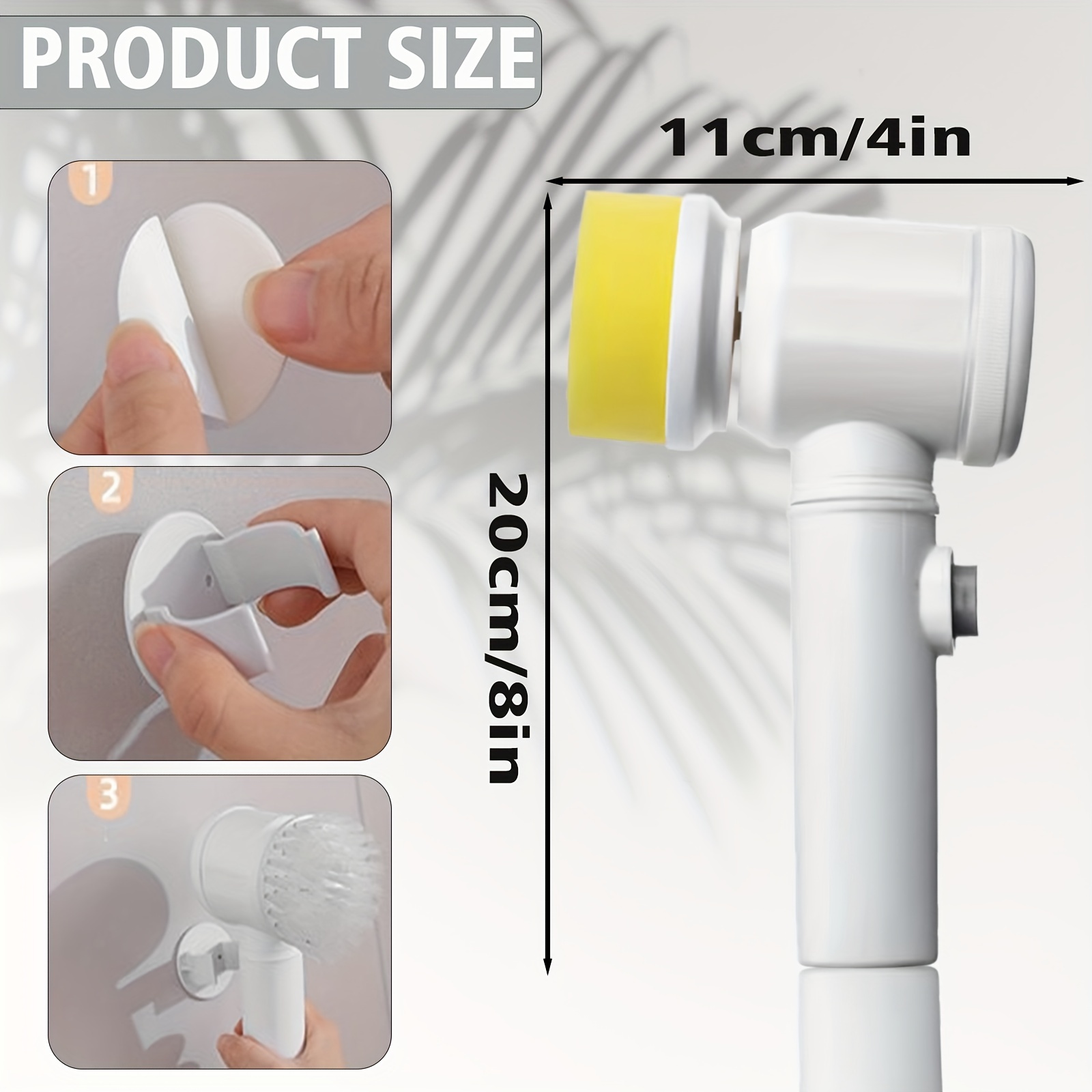 Electric Cleaning Brush 1 Handheld Kitchen Cleaner Cordless Spin Scrubber,  Bathroom Rechargeable Scrubbing Brush For Kitchen, Bathroom Tub, Shower  Tile, Carpet Bidet - Temu