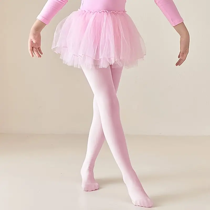 1/2 Pairs Ballet Tights For Girl's Knitted Soft Dance Pants Ballerina Latin  Dancer Wear Gymnastic Leggings