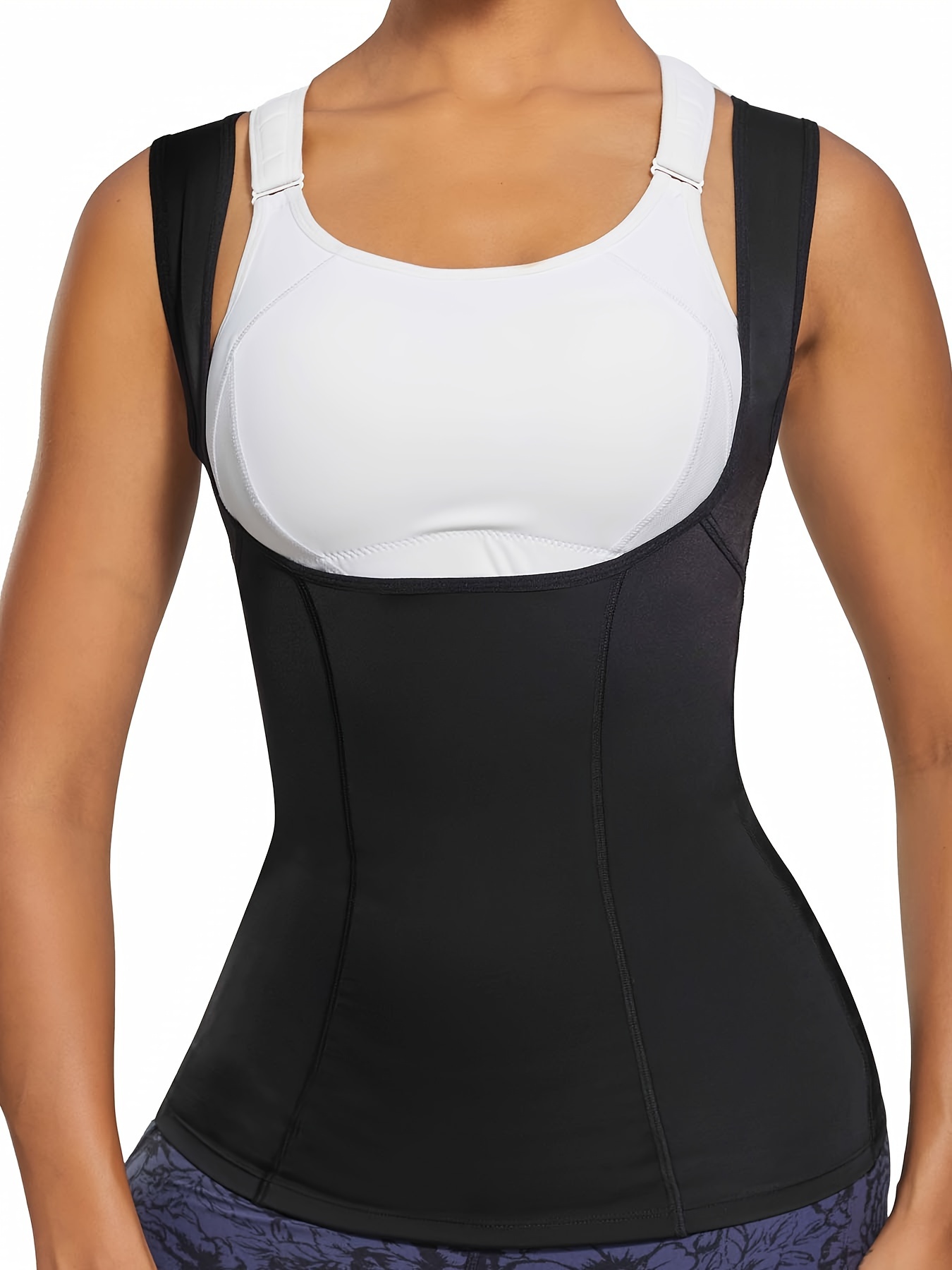 Seamless Solid Shaping Tank Tops Tummy Control Slimmer - Temu