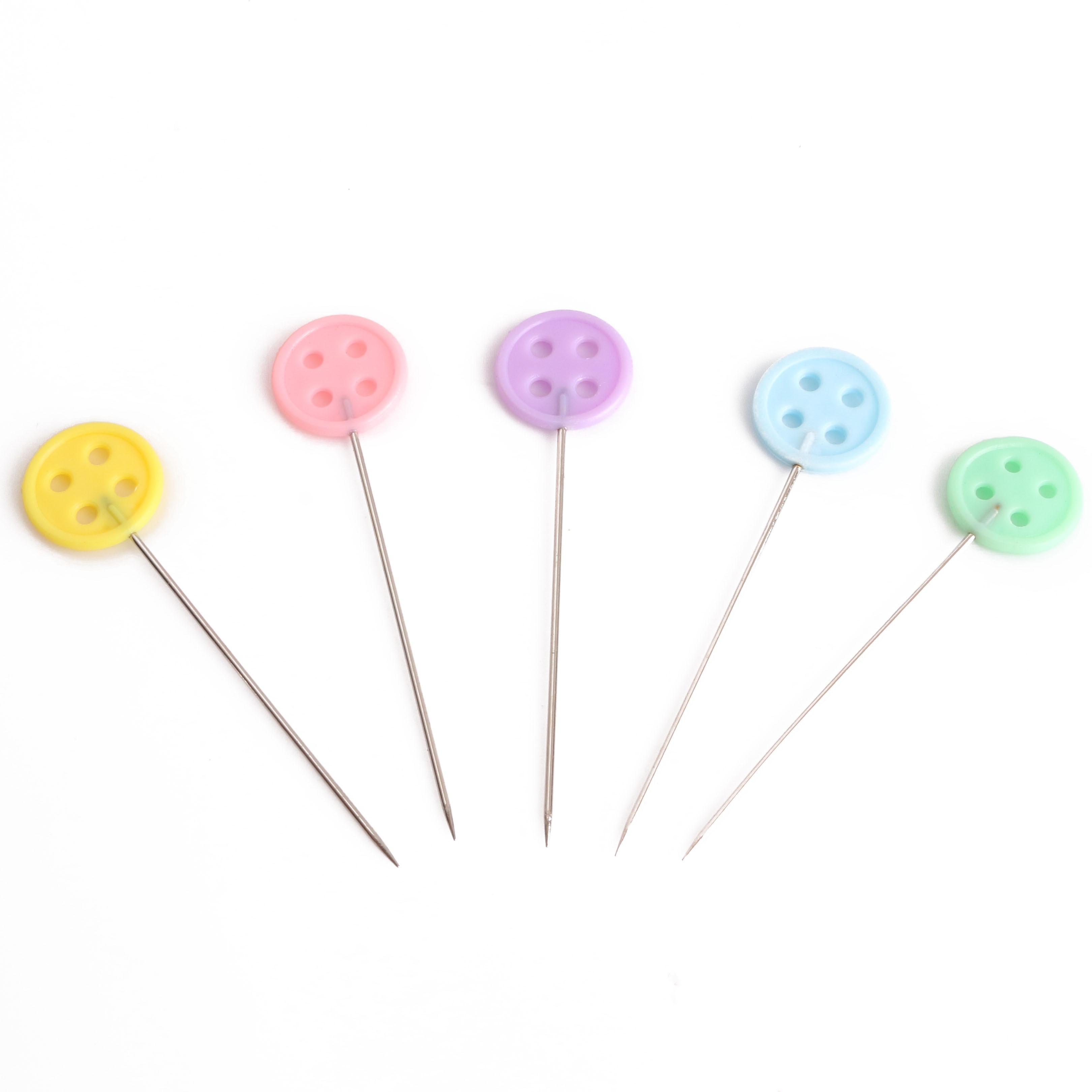 Button Head Straight Pin Sewing Pins For Fabric Quilting - Temu