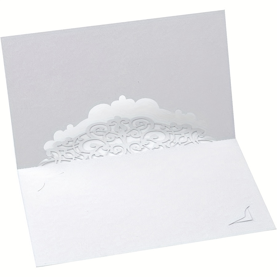 Elegant Table Cards With White Inserts For Weddings - Temu