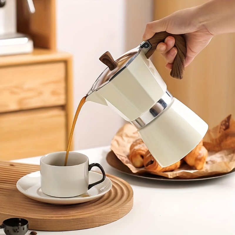 Italian Moka Pot 6 Cup Stovetop Espresso Maker For Gas Or - Temu