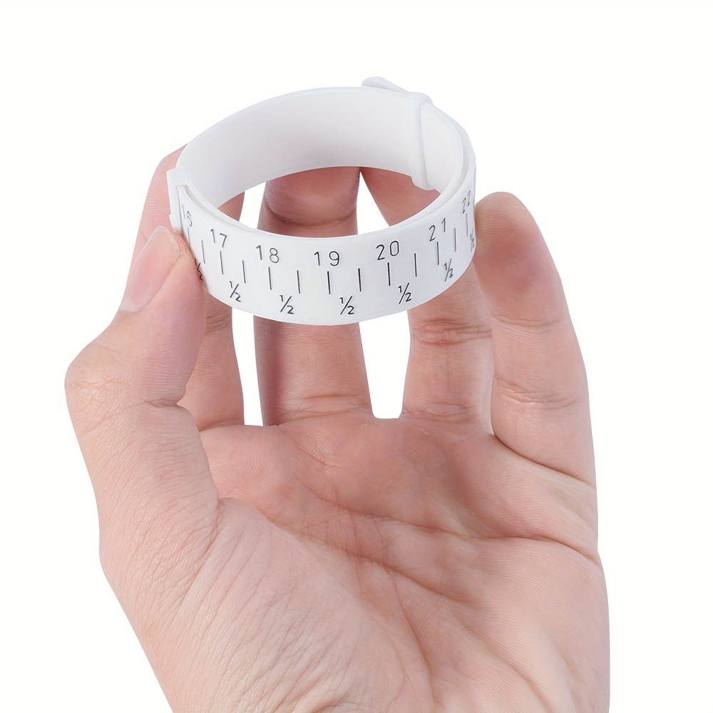 Plastic Gauge Sizer Jewelry Bracelet Bangle Measure Wrist Size Tool  Measuring Ruler