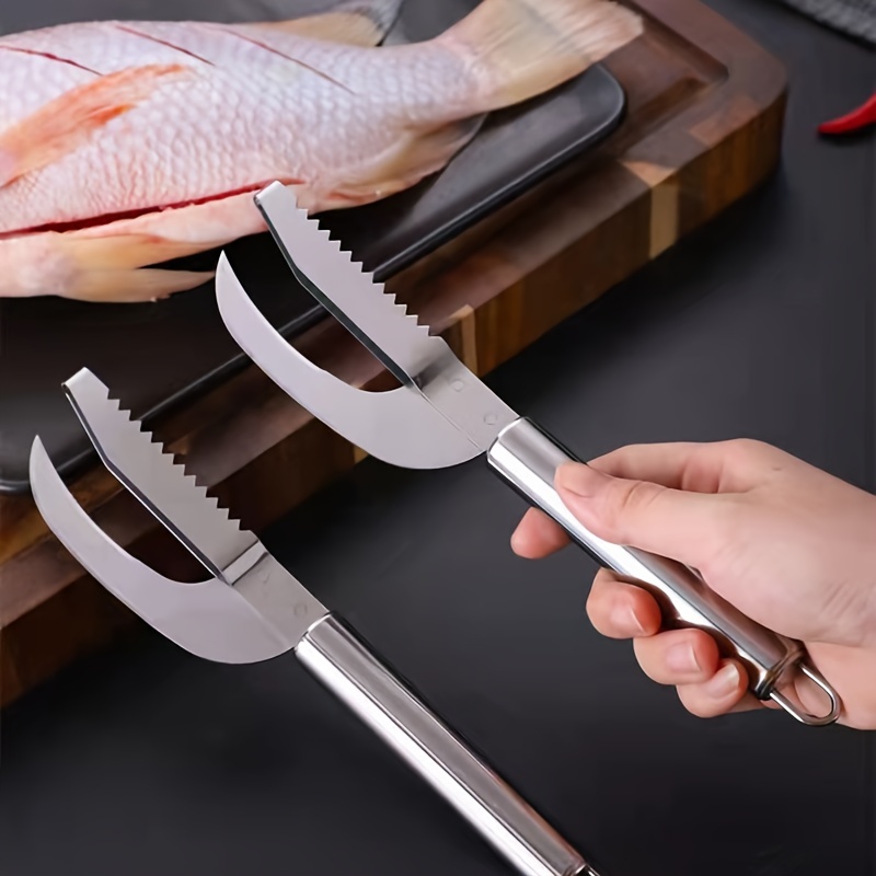 1pc 3 In 1 Cutting/Scraping/Digging Fish Scale Knife, Multi-purpose Fish  Knife, Kitchen Fish Belly Knife, Cleaning Dirty Fish Scale Tool, Fish Scale  P