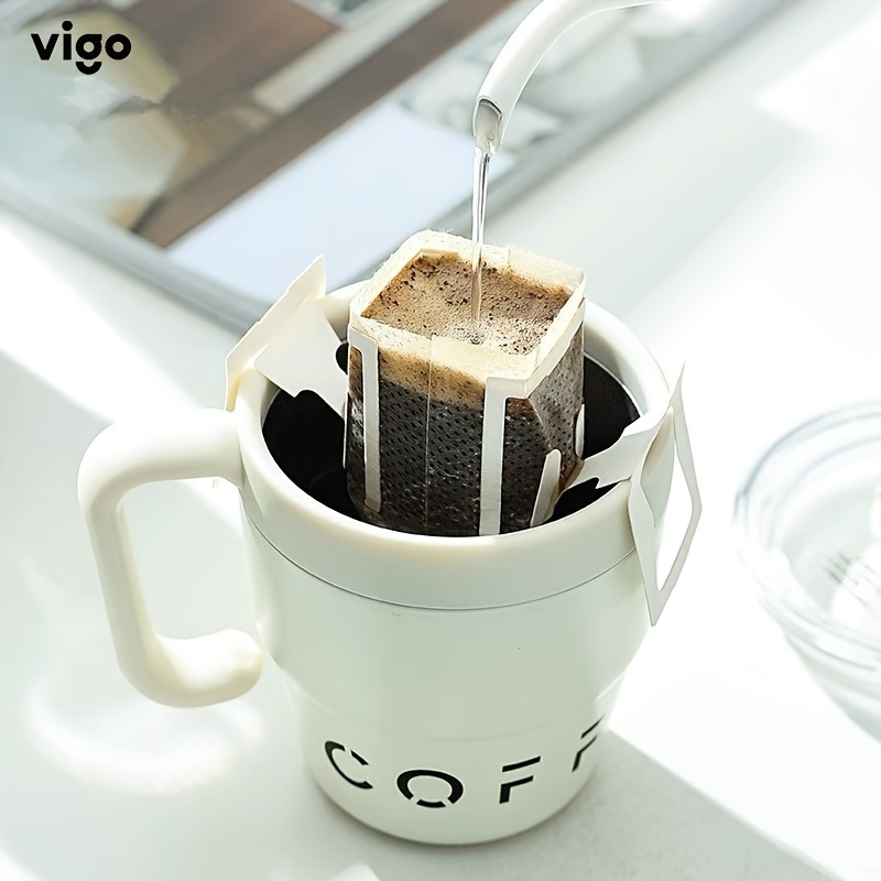Vigo Coffee Mug With Lid And Straw Stainless Steel Coffee - Temu
