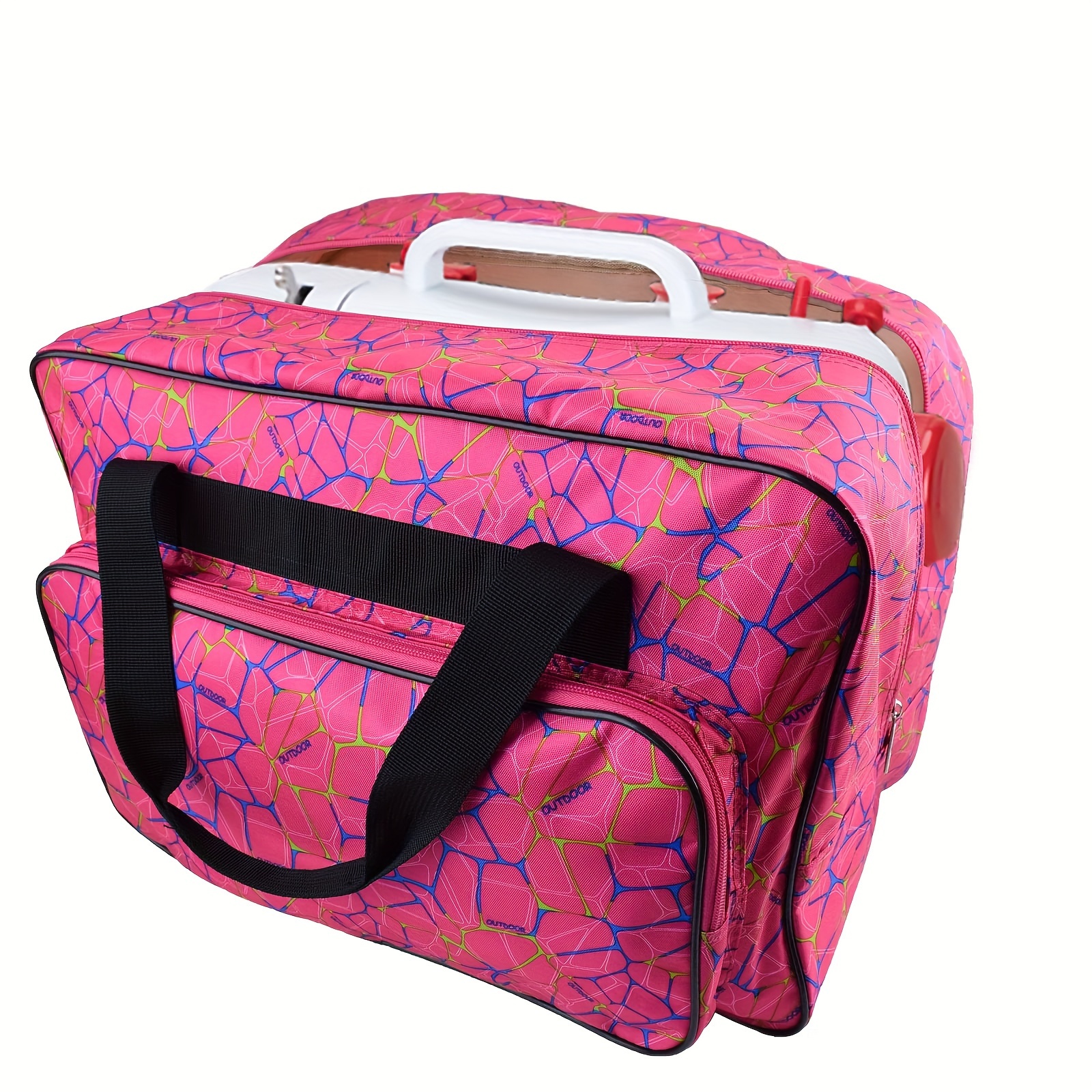 Sewing Machine Carrying Case Universal Canvas Carry Tote Bag - Temu