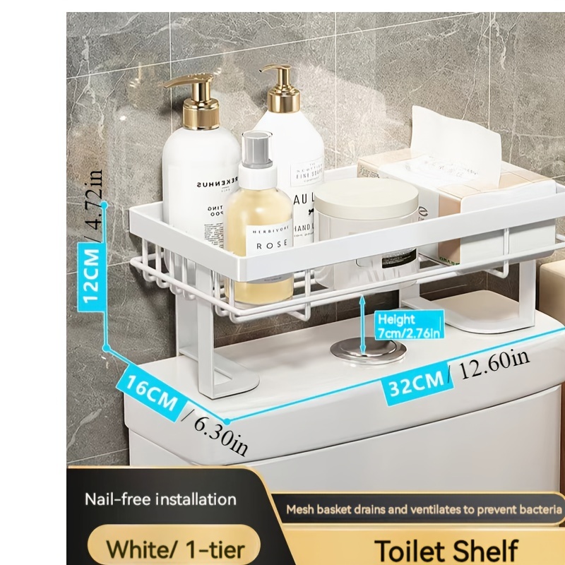 Multi functional Bathroom Shelves Bathroom Toilet Storage Temu Ireland