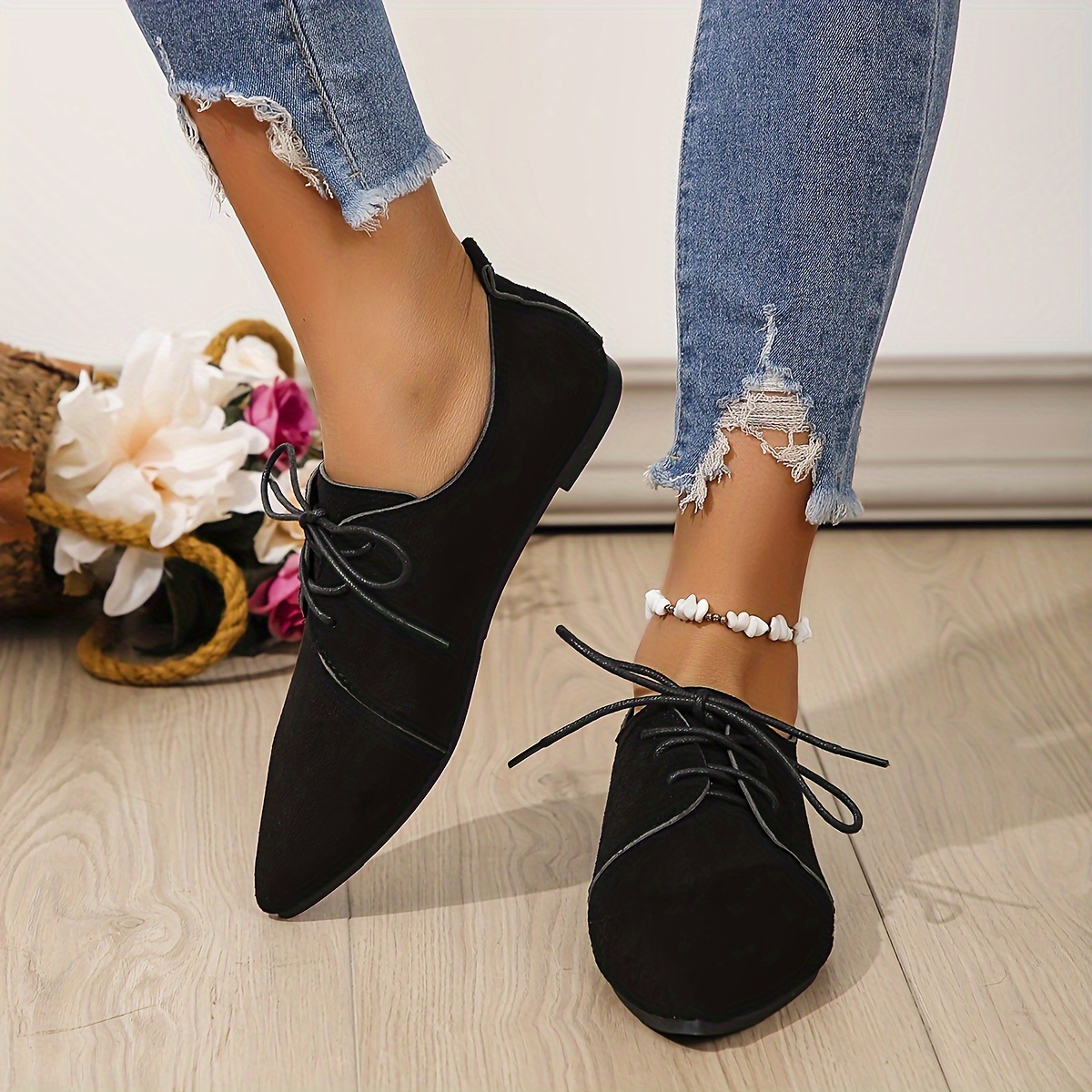 zapatos color mujer zapatos casuales cordones Temu Chile