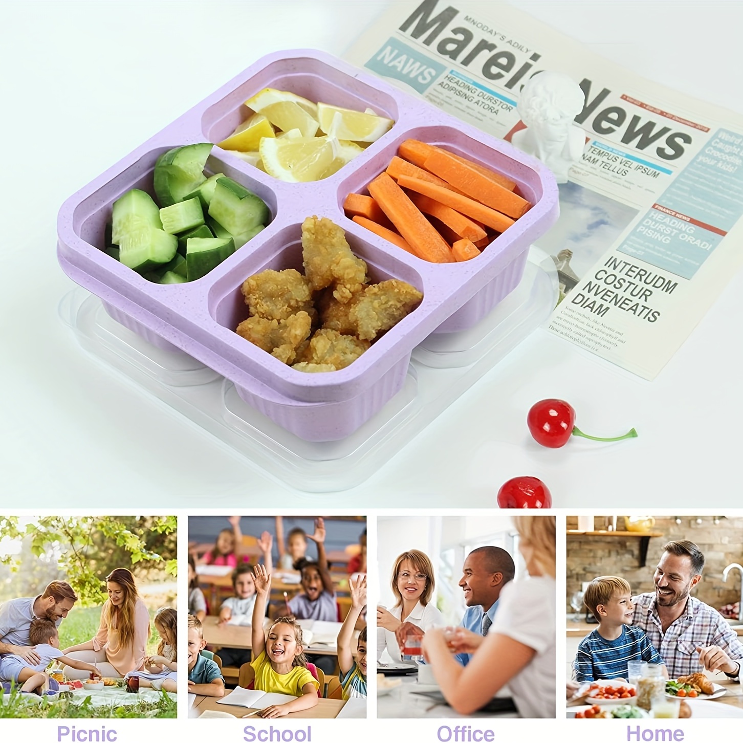 Snack Containers, Lunchable Containers, Reusable Meal Prep Snack Containers  For Kids, Snack Bento Boxes For Toddler School, Work And Travel - Temu  Finland