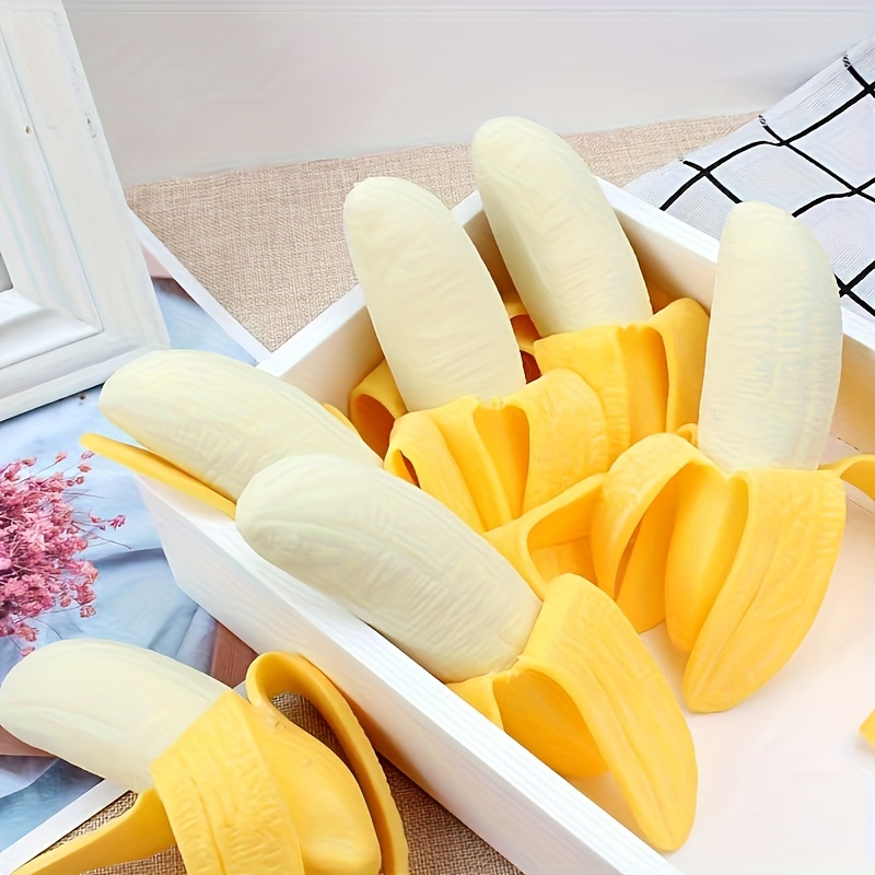 Simulation créative Carotte Banane Pincée Squeeze Toy Fidget Jouets