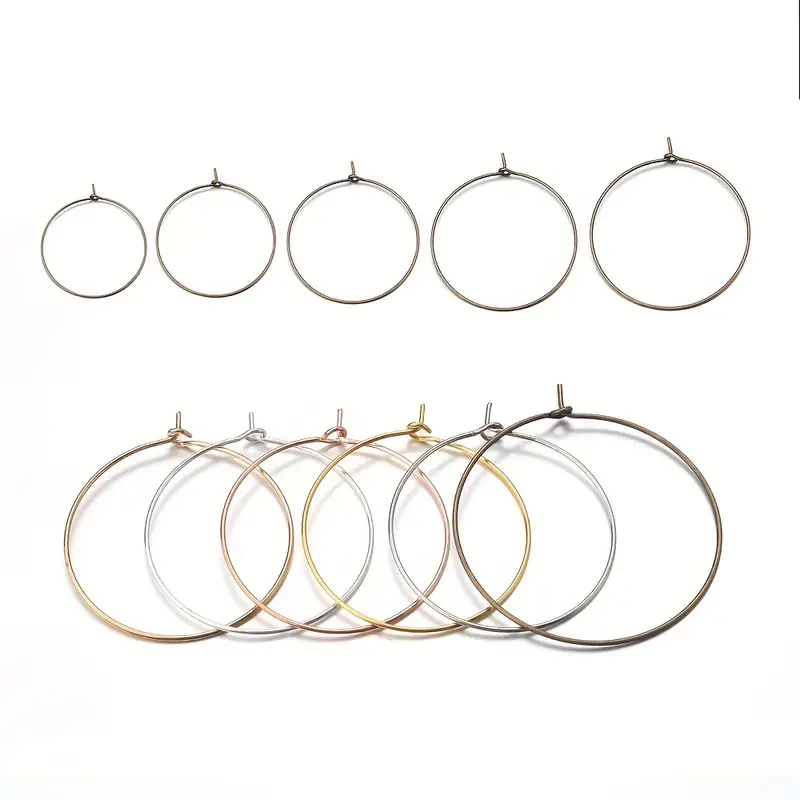 Earrings Hoops Big Circle Earrings Ear Wire Hoops - Temu