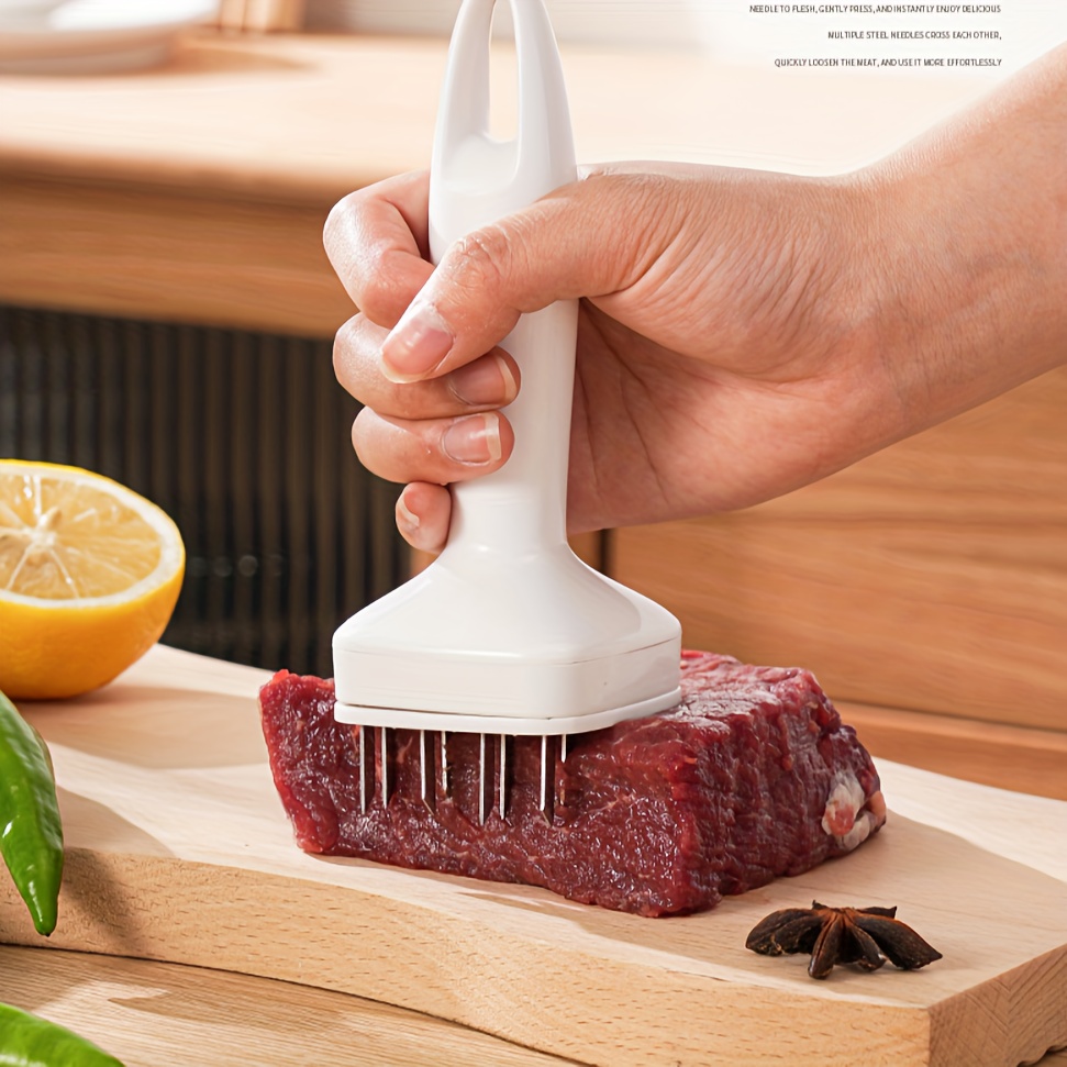 Stainless Steel Meat Tenderizer Needle 24 Pin Steak Kitchen